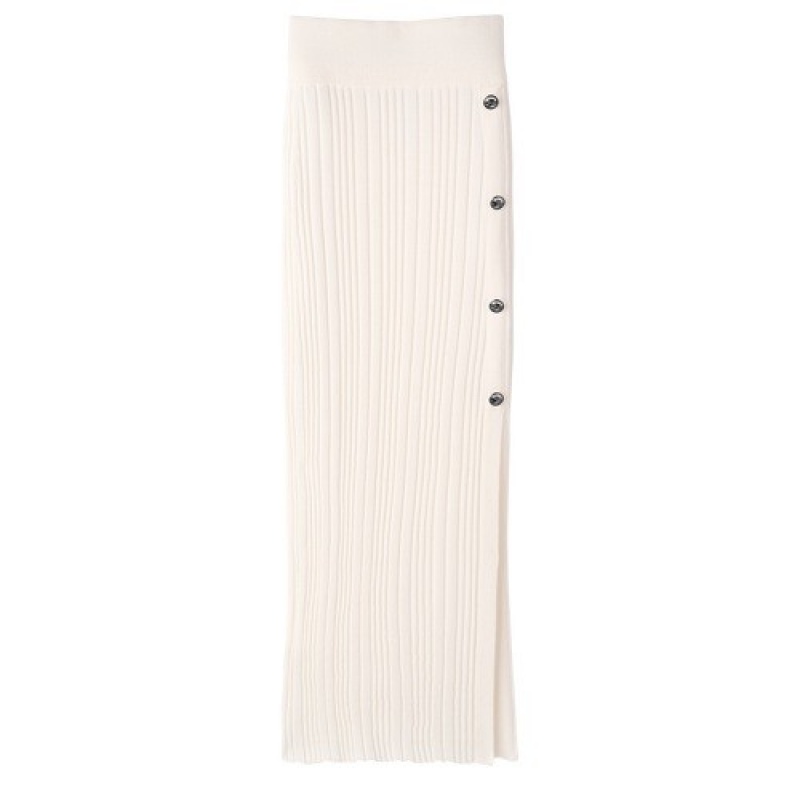 Ivory Longchamp Skirt | SN-LCMP48678