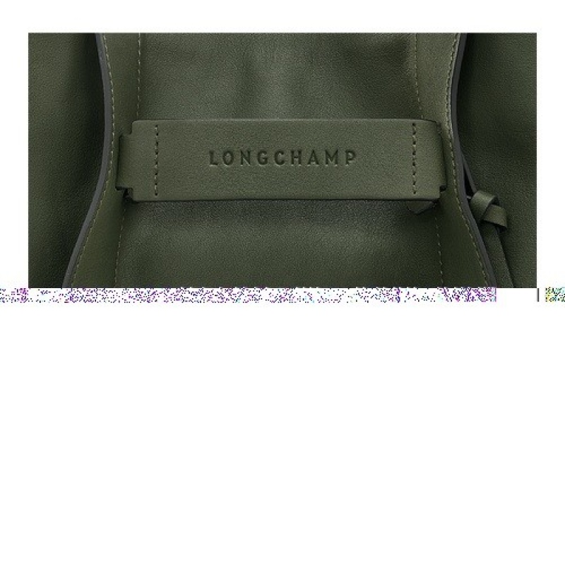 Khaki Longchamp 3d M Hobo Bag | SN-LCMP48057