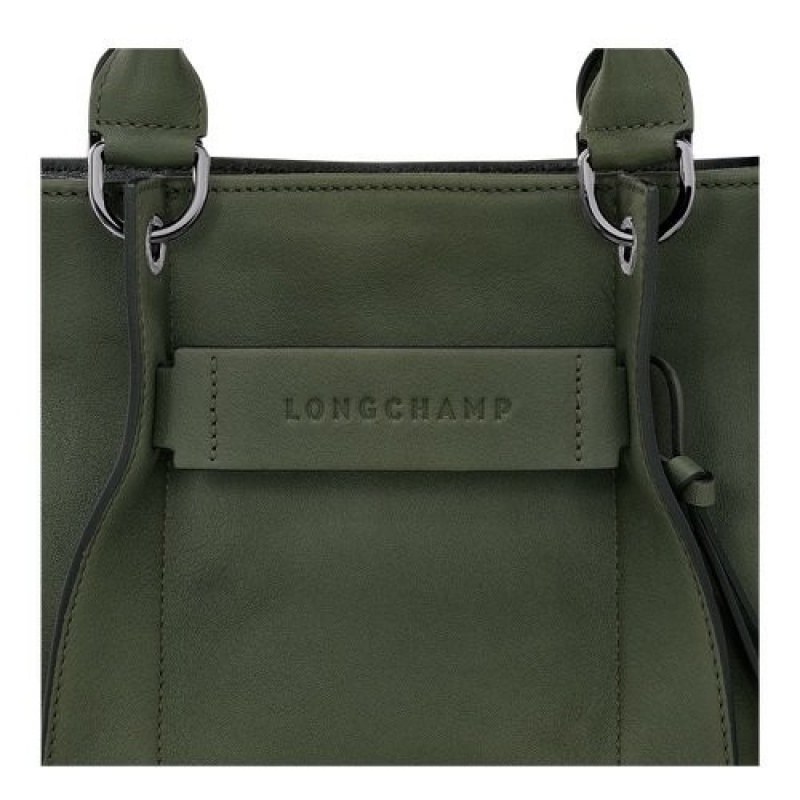 Khaki Longchamp 3d S Handbag | SN-LCMP47756