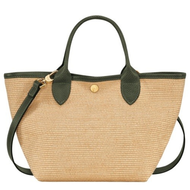 Khaki Longchamp Le Panier Pliage S Basket Bag | SN-LCMP47785