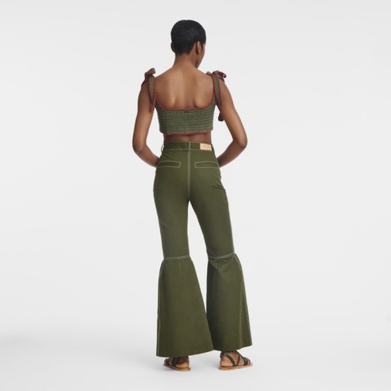 Khaki Longchamp Trousers | SN-LCMP48759