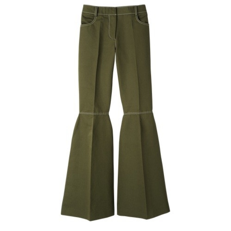 Khaki Longchamp Trousers | SN-LCMP48759