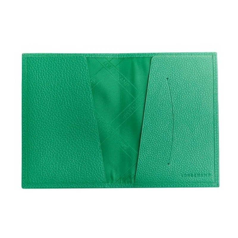 Lawn Longchamp Le Foulonné Passport Cover | SN-LCMP49413