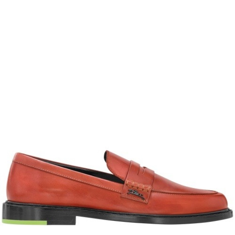 Mahogany Longchamp Au Sultan Loafer | SN-LCMP48812