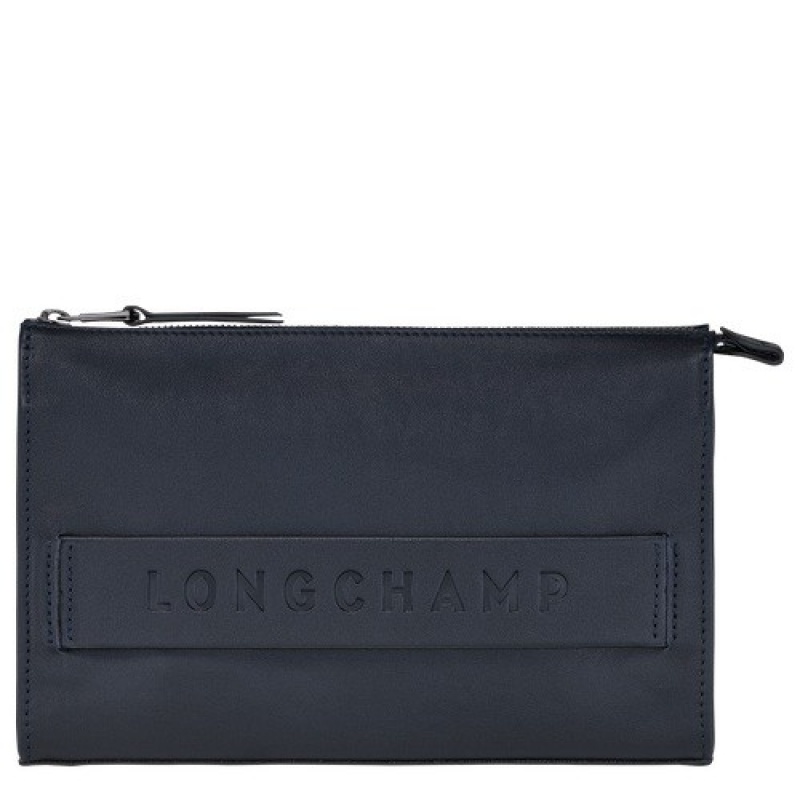 Midnight Blue Longchamp 3d Pouch | SN-LCMP48378