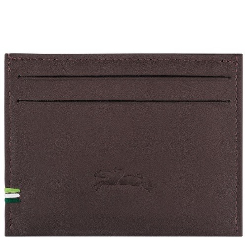 Mocha Longchamp Sur Seine Card Holder | SN-LCMP49238