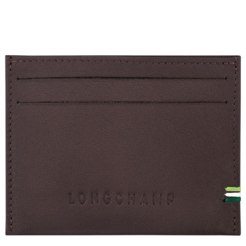 Mocha Longchamp Sur Seine Card Holder | SN-LCMP49238