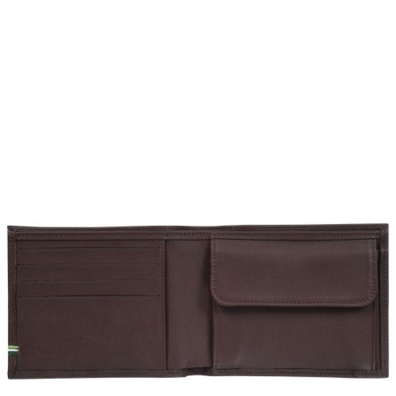 Mocha Longchamp Sur Seine Wallet | SN-LCMP49209