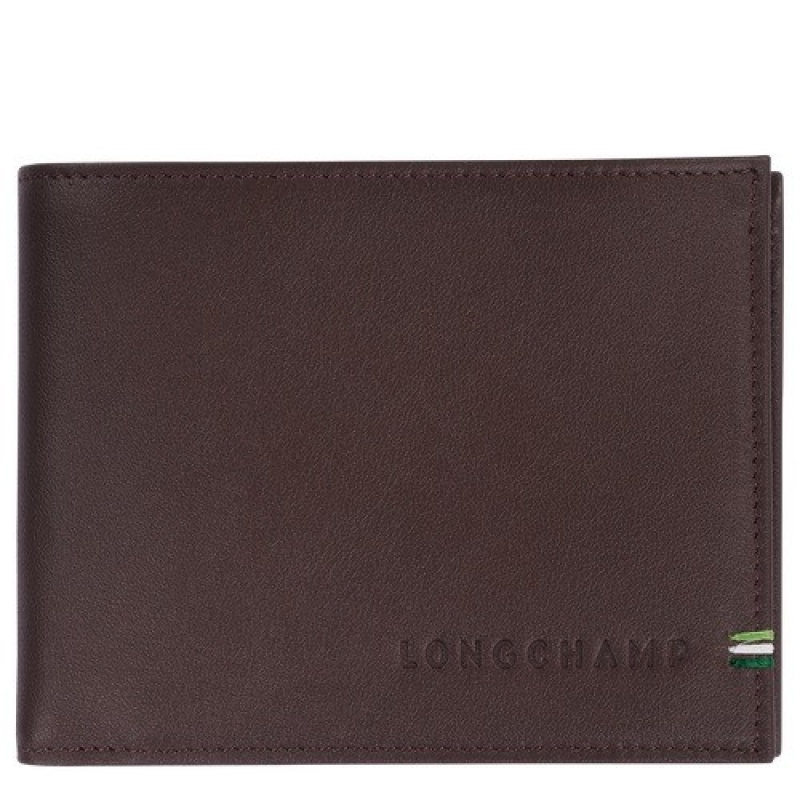 Mocha Longchamp Sur Seine Wallet | SN-LCMP49209