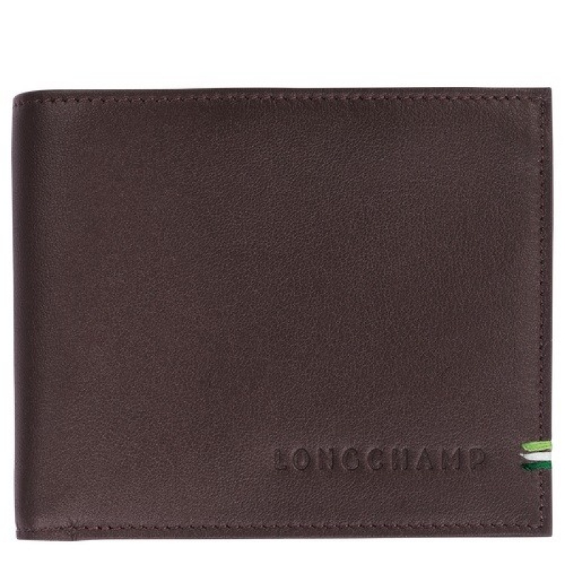 Mocha Longchamp Sur Seine Wallet | SN-LCMP49215