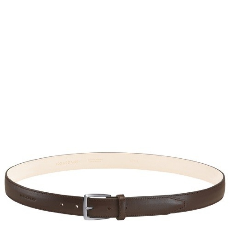 Mocha Longchamp VéGéTal Men\'s Belt | SN-LCMP49461