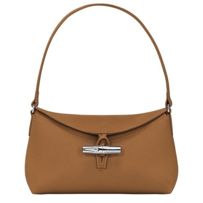 Natural Longchamp Roseau S Hobo Bag | SN-LCMP48063