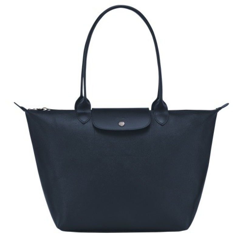 Navy Longchamp Le Pliage City L Tote Bag | SN-LCMP47954