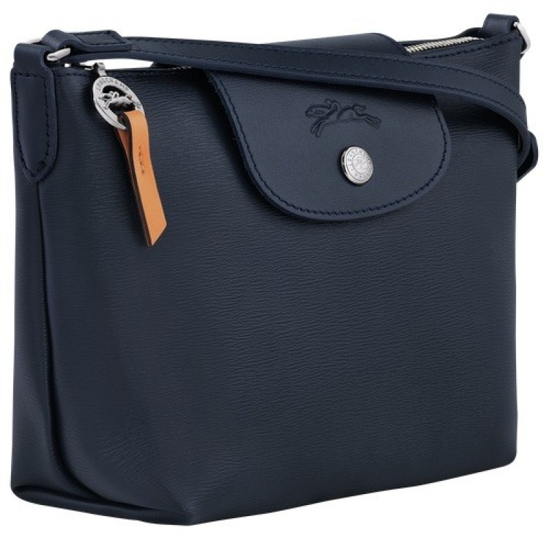 Navy Longchamp Le Pliage City Xs Crossbody Bag | SN-LCMP47830