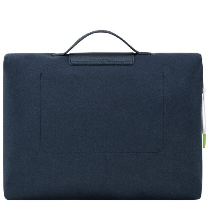 Navy Longchamp Le Pliage Collection Briefcase | SN-LCMP49063