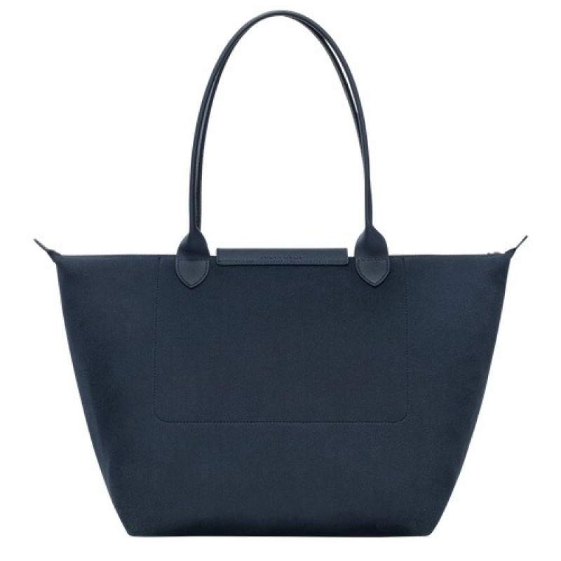 Navy Longchamp Le Pliage Collection L Tote Bag | SN-LCMP48077