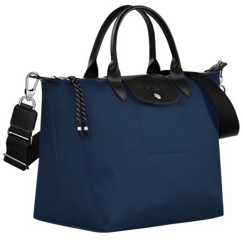 Navy Longchamp Le Pliage Energy L Handbag | SN-LCMP47796