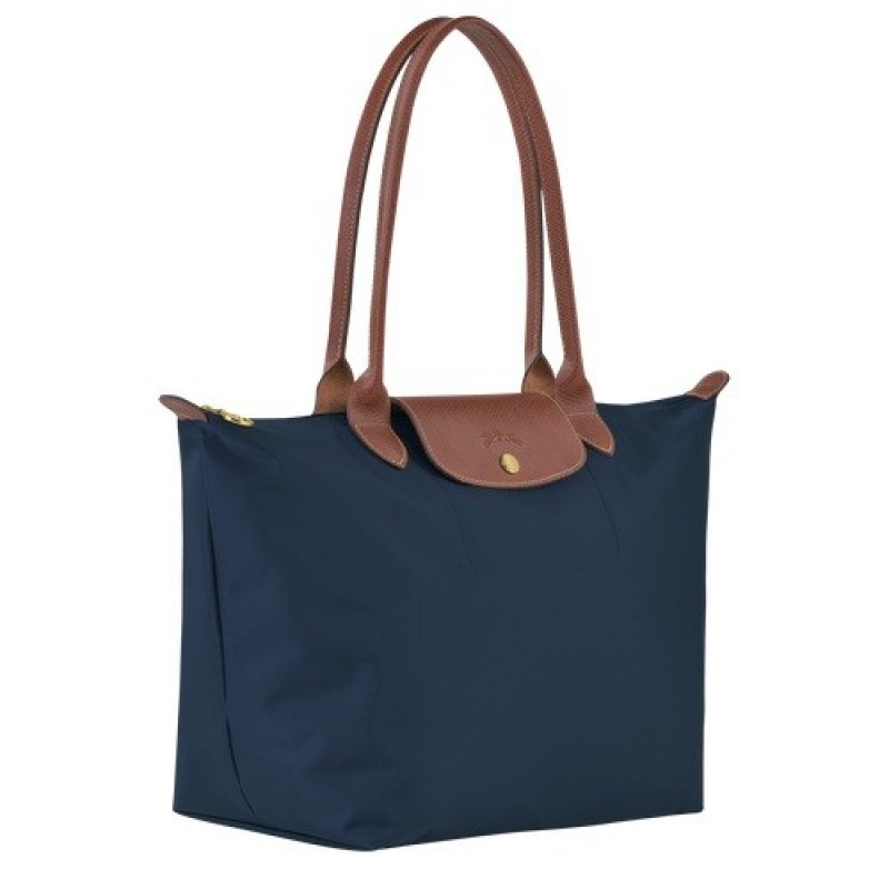 Navy Longchamp Le Pliage Original L Tote Bag | SN-LCMP47982