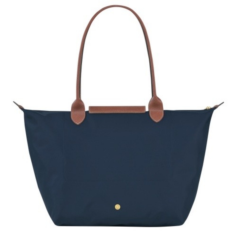 Navy Longchamp Le Pliage Original L Tote Bag | SN-LCMP47982