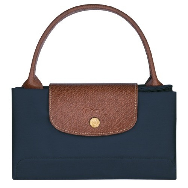 Navy Longchamp Le Pliage Original M Handbag | SN-LCMP47732