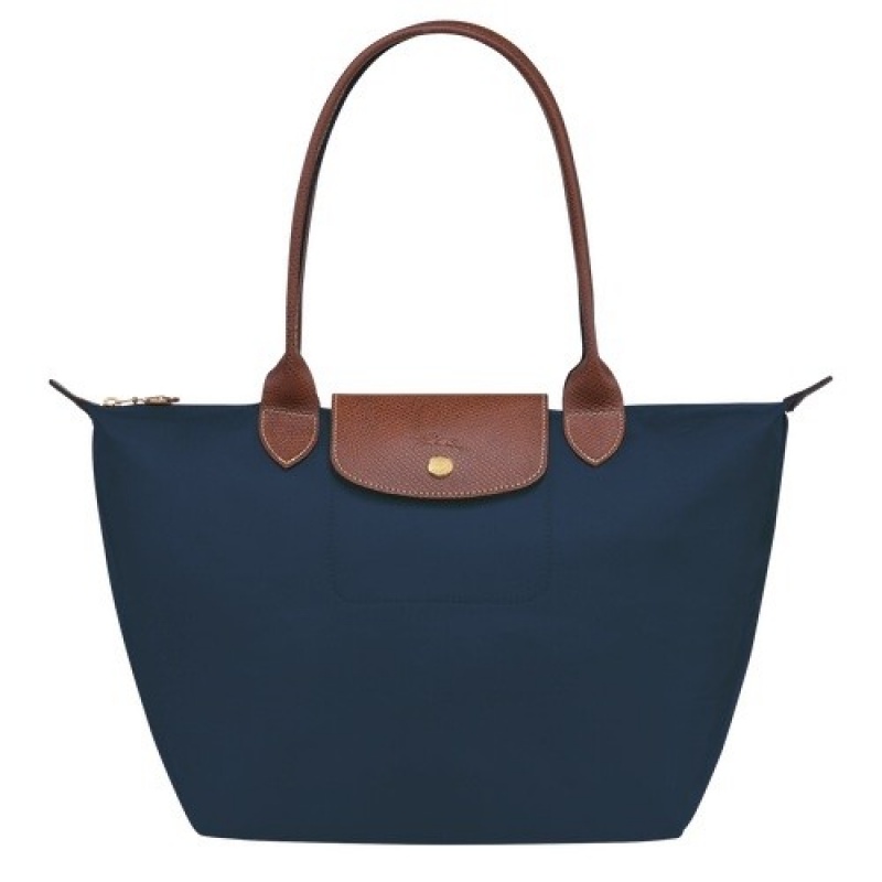 Navy Longchamp Le Pliage Original M Tote Bag | SN-LCMP47979