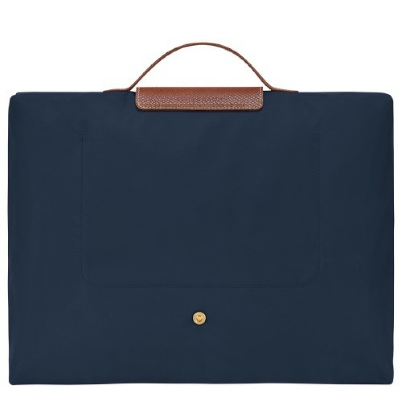 Navy Longchamp Le Pliage Original S Briefcase | SN-LCMP49015