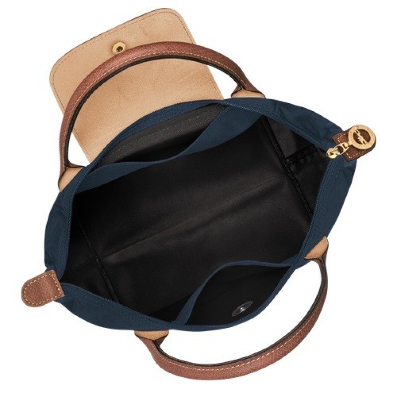 Navy Longchamp Le Pliage Original S Handbag | SN-LCMP47735