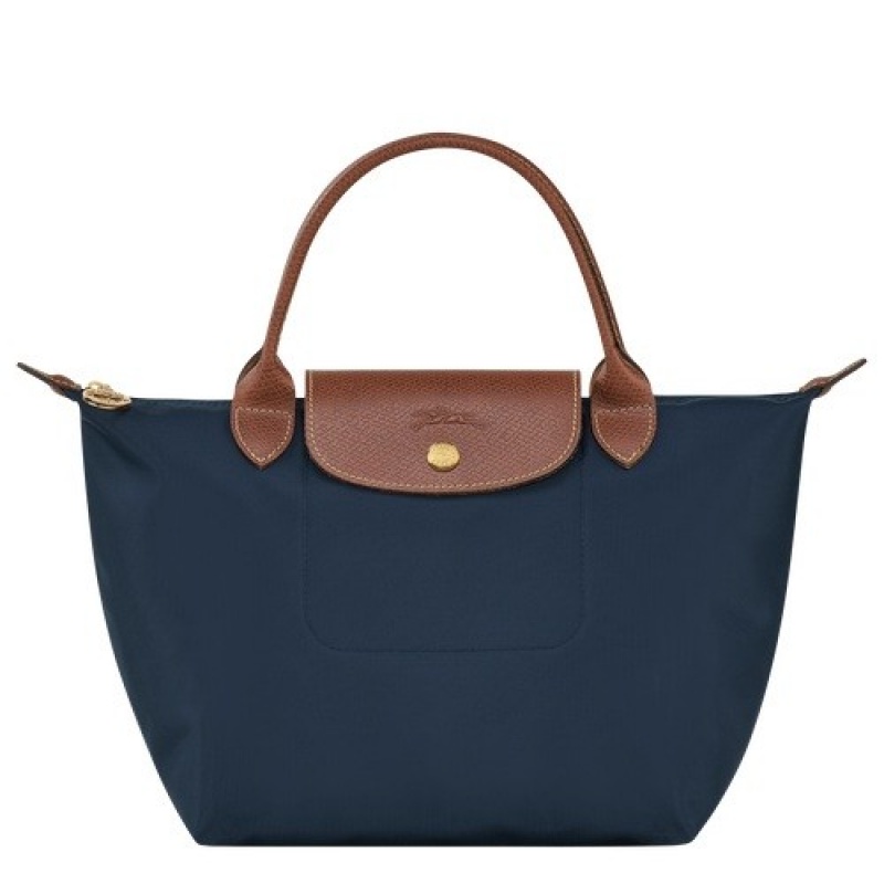 Navy Longchamp Le Pliage Original S Handbag | SN-LCMP47735