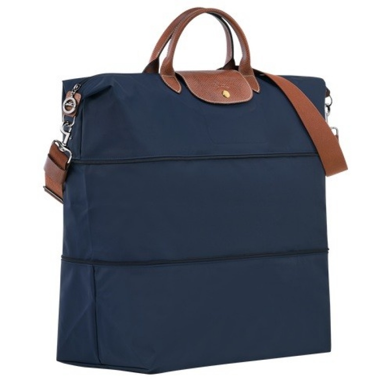 Navy Longchamp Le Pliage Original Travel Bag Expandable | SN-LCMP49337