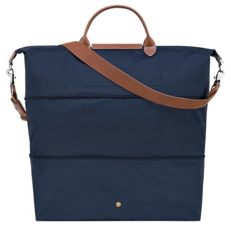 Navy Longchamp Le Pliage Original Travel Bag Expandable | SN-LCMP49337