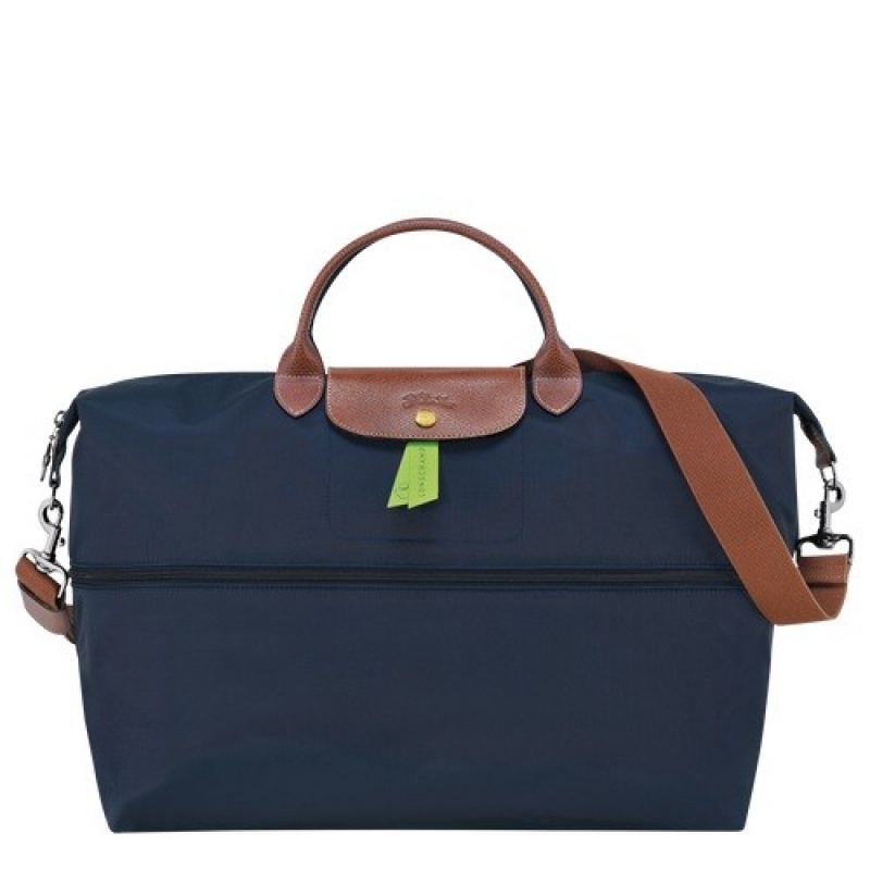 Navy Longchamp Le Pliage Original Travel Bag Expandable | SN-LCMP49337