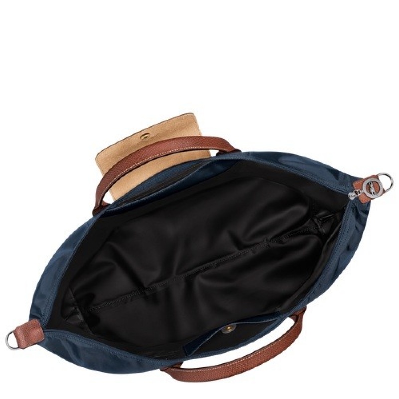 Navy Longchamp Le Pliage Original Travel Bag Expandable | SN-LCMP49337