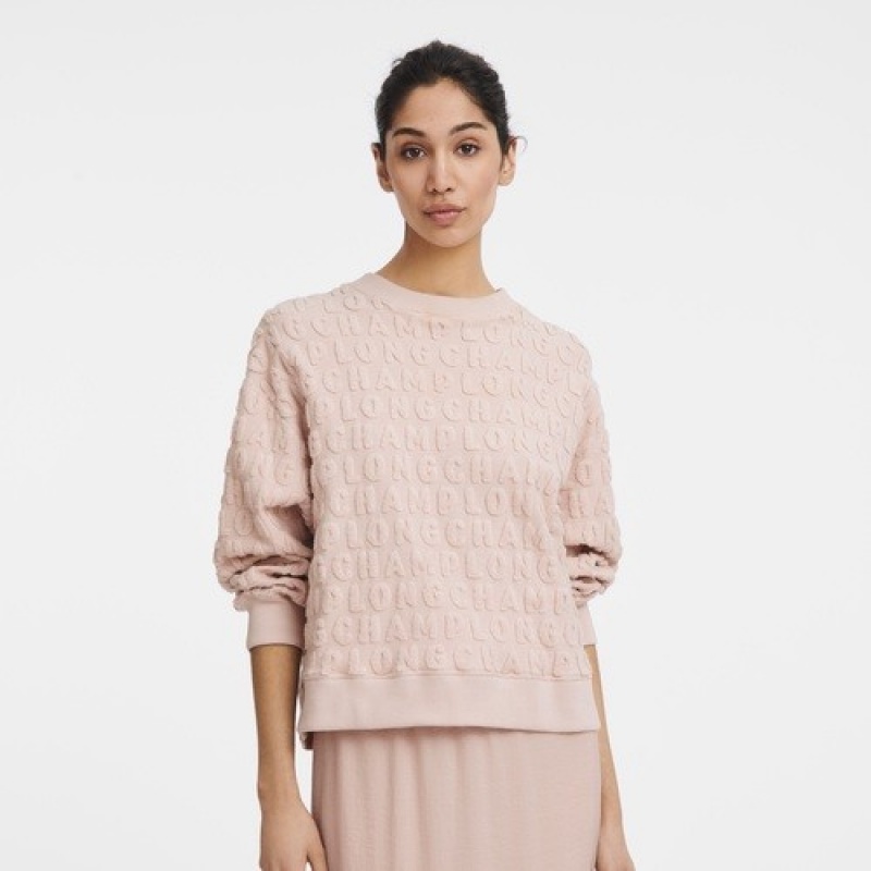 Nude Longchamp Sweatshirt | SN-LCMP48726