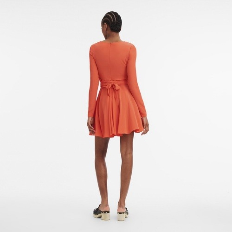 Orange Longchamp Dress | SN-LCMP48649