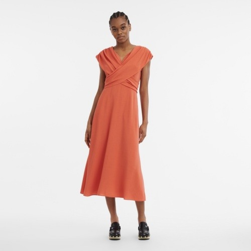 Orange Longchamp Dress | SN-LCMP48651