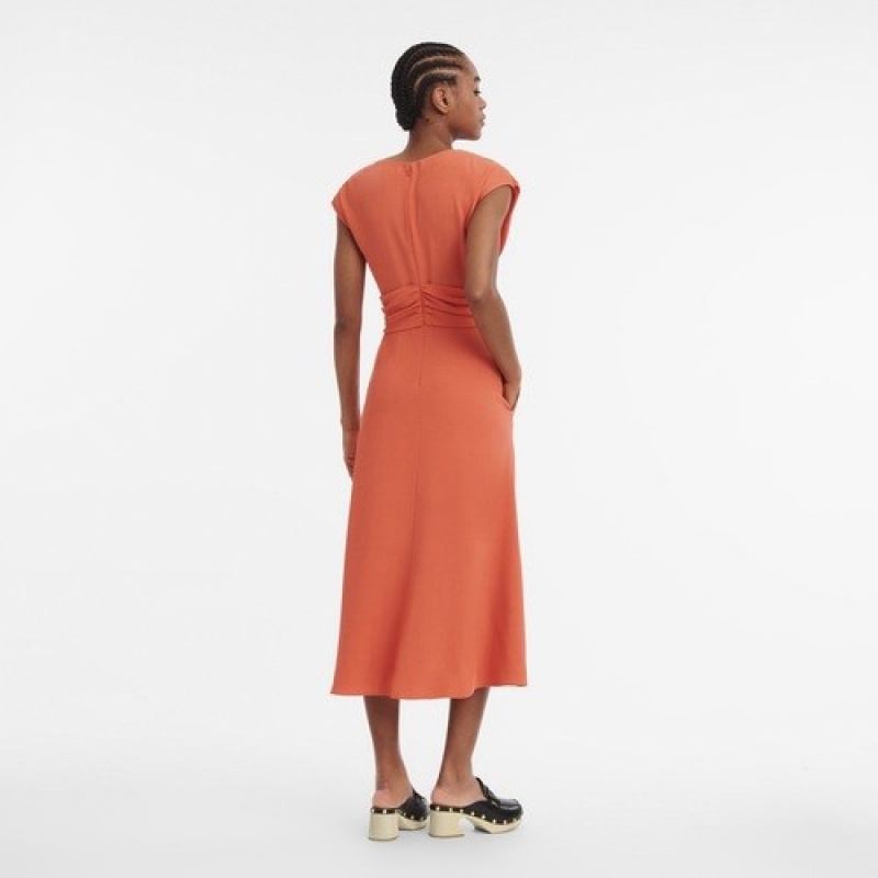 Orange Longchamp Dress | SN-LCMP48651