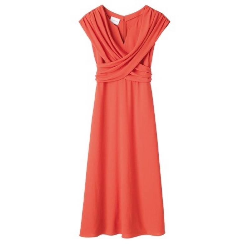 Orange Longchamp Dress | SN-LCMP48651