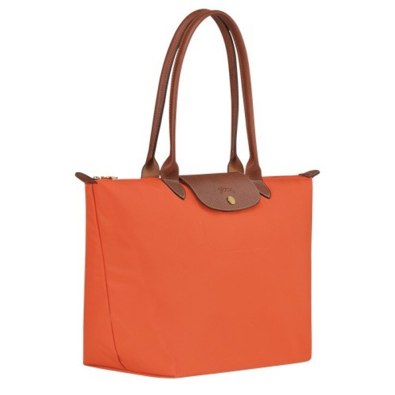 Orange Longchamp Le Pliage Original L Tote Bag | SN-LCMP48045