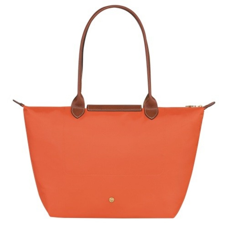 Orange Longchamp Le Pliage Original L Tote Bag | SN-LCMP48045