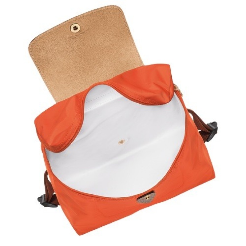 Orange Longchamp Le Pliage Original M Backpack | SN-LCMP49137