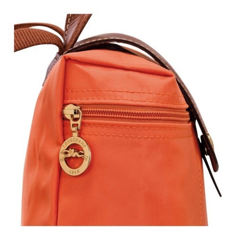 Orange Longchamp Le Pliage Original M Backpack | SN-LCMP49137