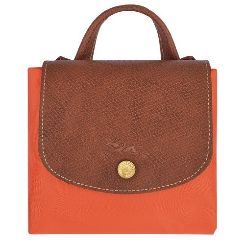 Orange Longchamp Le Pliage Original M Backpack | SN-LCMP49137