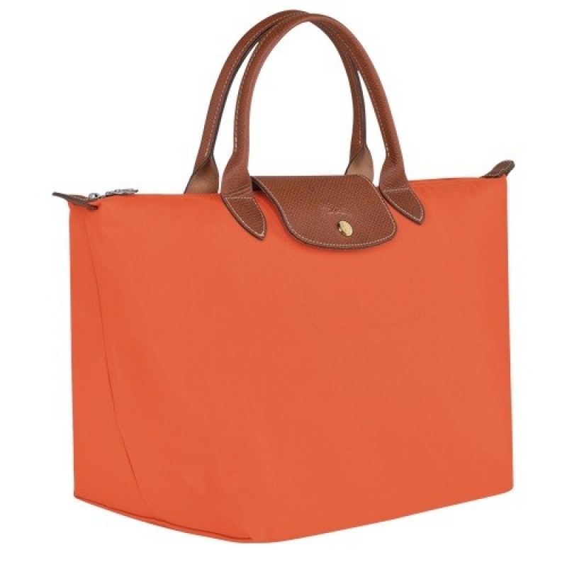 Orange Longchamp Le Pliage Original M Handbag | SN-LCMP47737