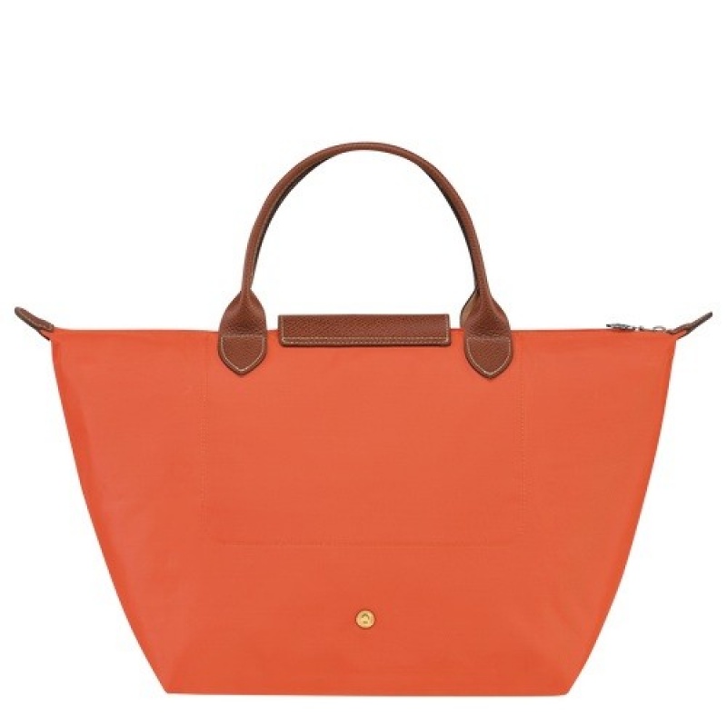 Orange Longchamp Le Pliage Original M Handbag | SN-LCMP47737