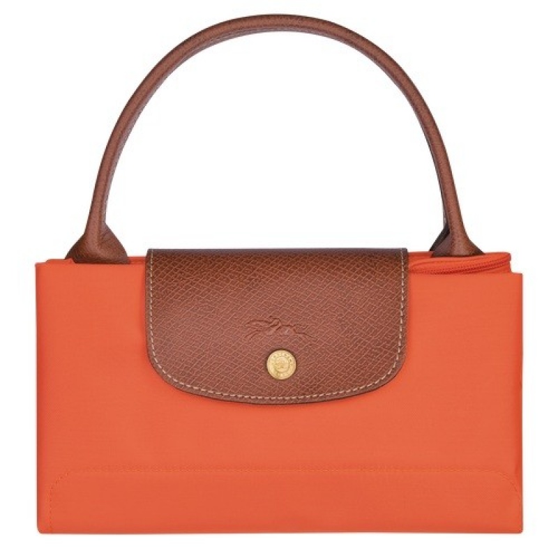 Orange Longchamp Le Pliage Original M Handbag | SN-LCMP47737