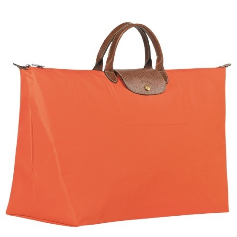 Orange Longchamp Le Pliage Original M Travel Bag | SN-LCMP49361