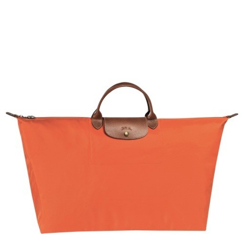 Orange Longchamp Le Pliage Original M Travel Bag | SN-LCMP49361