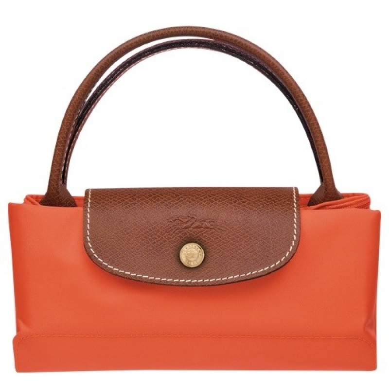 Orange Longchamp Le Pliage Original S Handbag | SN-LCMP47741