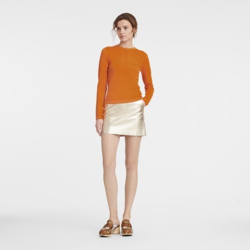 Orange Longchamp Sweater | SN-LCMP48744