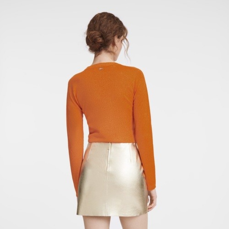 Orange Longchamp Sweater | SN-LCMP48744